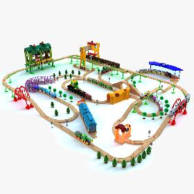 Kids Train Toy Set